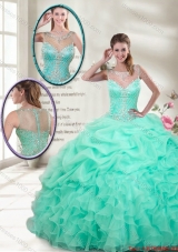 Classical Ball Gowns Mini Quinceanera Gowns with Beading