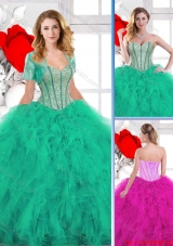 New Arrivals Beading and Ruffles Quinceanera Gowns