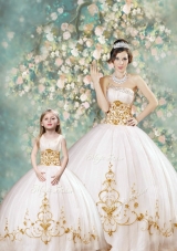 Fashionable Ball Gown Strapless Princesita With Quinceanera Dresses with Appliques for 2016