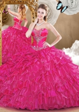 Gorgeous Sweetheart Quinceanera Dresses with Beading and Ruffles