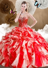 Low Price Sweetheart Multi Color Quinceanera Dresses with Ruffles