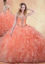 Best Straps Ball Gown Quinceanera Dresses with Ruffles and Appliques