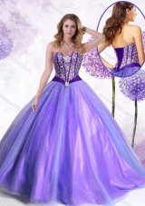New Arrivals Ball Gown Lavender Quinceanera Gowns with Beading
