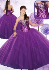 Discount Ball Gown Quinceanera Dresses with Beading and Sequins
