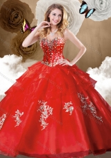 Discount Ball Gown Quinceanera Dresses with Beading and Appliques