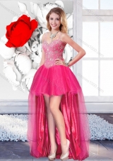 High Low Informal Prom Dresses with Straps for 2016