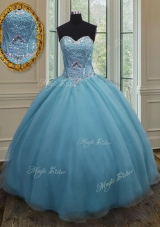 Beauteous Organza Sleeveless Floor Length Vestidos de Quinceanera and Beading