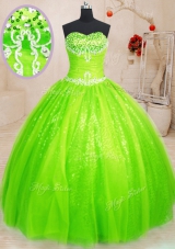 Great Floor Length Quince Ball Gowns Sweetheart Sleeveless Lace Up