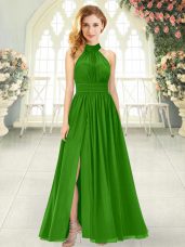 Beauteous Sleeveless Ruching Zipper Prom Party Dress