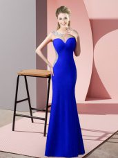 Sleeveless Zipper Floor Length Beading and Pick Ups Prom Party Dress,Silhouette: MermaidNeckline: scoopSleeve Length: sleevelessHemline/Train: floor lengthBack Detail: zipperEmbellishment: beading,pick upsFabric: satinShown Color: royal blue(Color & Style representation may vary by monitor.)Occasion: prom,partySeason: spring,summer,fall,winterFully Lined: YesBuilt-In Bra: Yes