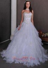 Wedding Dress A-line Sweetheart Beading Layer