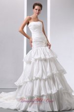 Strapless Mermaid Wedding Dress on Sale