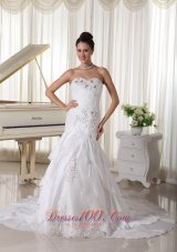 Latest Beading and Layers Wedding Dress