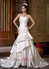 Bridal Dresses Sweetheart Floral Taffeta Ruch 2013