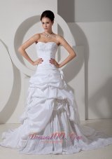 Prettiest Wedding Gowns Sheath Sweetheart Appliques Layer