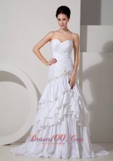 Beautiful Bridal Dress Mermaid Sweetheart Appliques Cheap