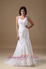 Mermaid Sweetheart Lace Wedding Bridal Dress Fairy Tale