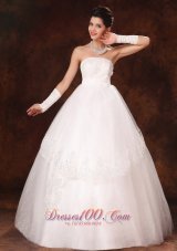 Designer Ball Gown Appliques Church Wedding Dress Winter
