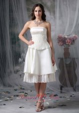 Vogue A-line Strapless Homecoming Prom Dress Taffeta Ruch