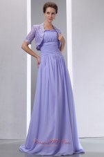 Lalic Ruched Sweep Train Mothers Dresses For Weddings