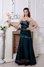 Homecoming Dress Column / Sheath Ruched Appliques Prom Dress