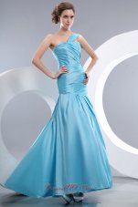 Prom / Evening Dress Mermaid Asymmetrical One Shoulder Ruched