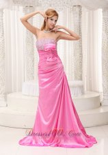 2013 Plus Size Prom / Evening Dress Taffeta Bow