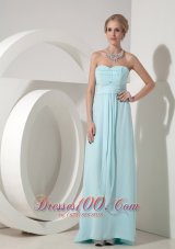 Wedding Dress for Bridesmaid Baby Blue Beading