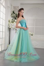 Beading Sweetheart Tulle Two-toned Prom Dress