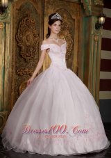 Off the Shoulder Sweetheart Sweet 15 Dress Pink