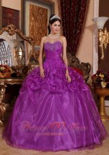 Eggplant Purple Quinceanera Dress Sweetheart