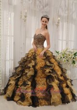 Unique Colorful Sweetheart Quinceanera Gowns 2014