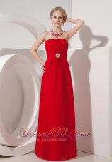 Cheap Red Prom Dress Floor-length Around 100