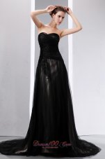Black Empire Sweetheart Mother Dress Court Tulle