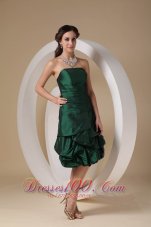 Ruffles Column Knee-length Prom / Homecoming Dress