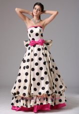 Multi-color Prom Graduation Dress Bows Strapless