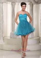 Prom / Cocktail Dress A-line Mini-length Beading