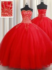 Best Selling Floor Length Hot Pink 15 Quinceanera Dress Organza Sleeveless Beading and Ruffles