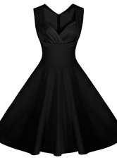 Graceful Black Sweetheart Neckline Ruching Homecoming Dress Sleeveless Zipper