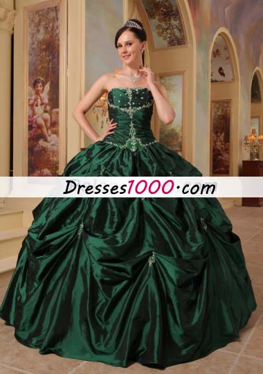Ball Gown Dresses for 15 Beading Pick-ups