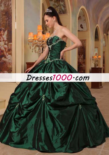 Ball Gown Dresses for 15 Beading Pick-ups