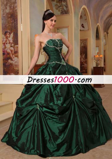 Ball Gown Dresses for 15 Beading Pick-ups