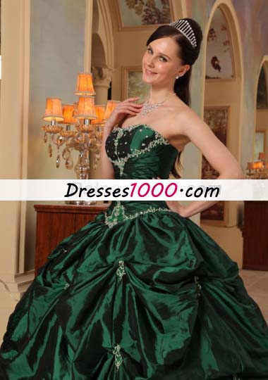 Ball Gown Dresses for 15 Beading Pick-ups
