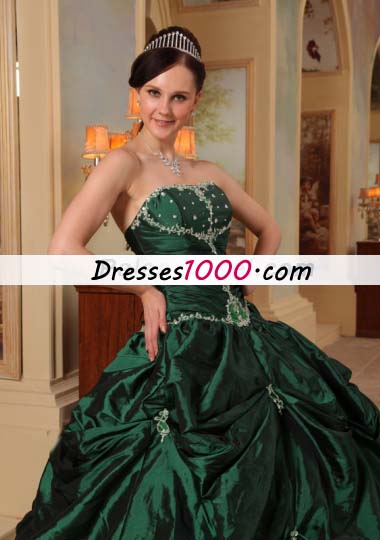 Ball Gown Dresses for 15 Beading Pick-ups