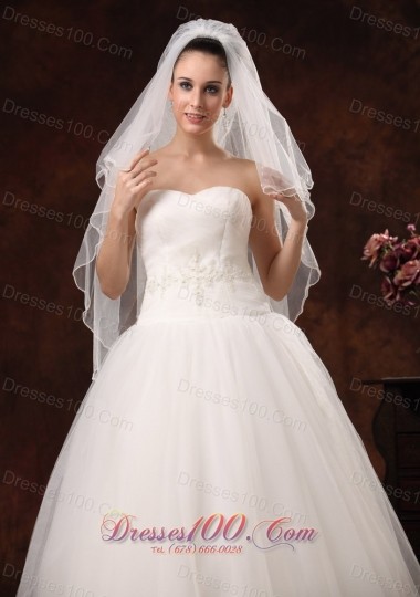 Graceful Wedding Veils Two-tiers Elbow