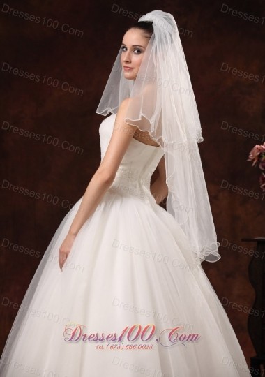 Graceful Wedding Veils Two-tiers Elbow