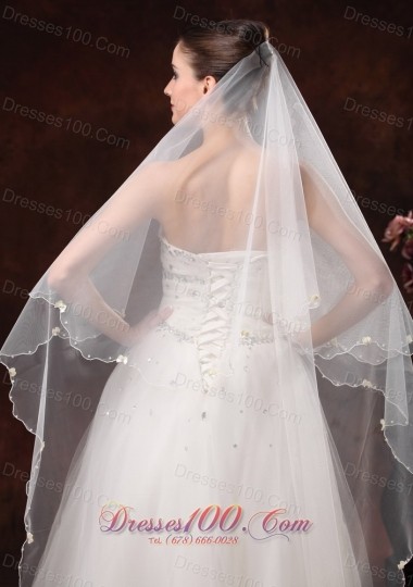 Discount Popular Veils for Wedding Two-tier