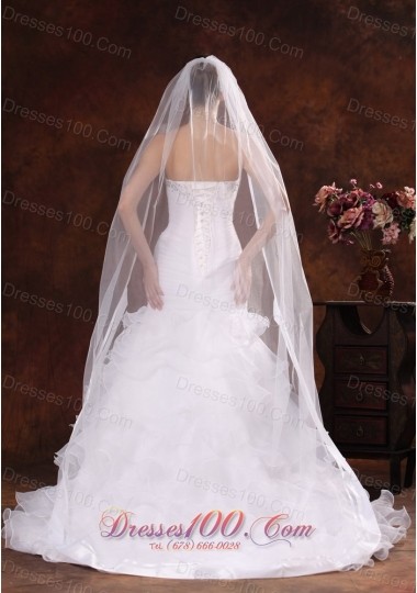 Classical Organza Veil for Wedding Low Price