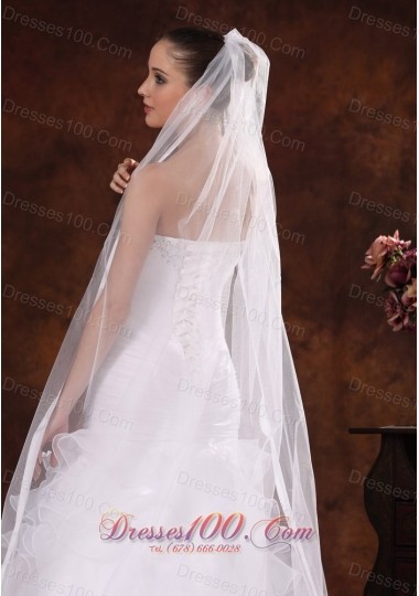 Classical Organza Veil for Wedding Low Price
