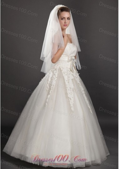 Stunning Two-tier Waterfall Bridal Veils Tulle